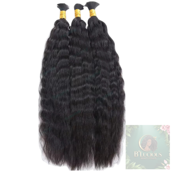 Loose Curly Burmese Human Hair – Bulk Braiding Hair, 100% Remy