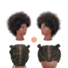 8" Afro Curly 100% Human Hair Mannequin Head – Styling & Braid Training Head for Cornrows, Twists & Braids